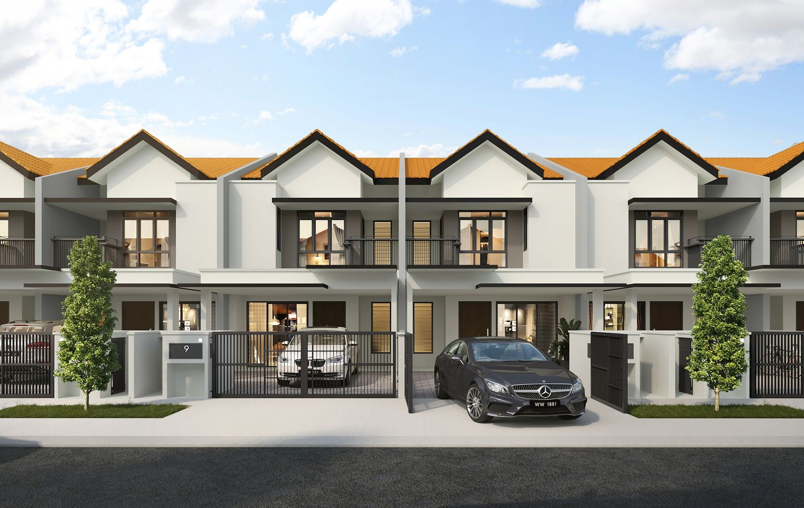 3D-rendered property development used in digital marketing